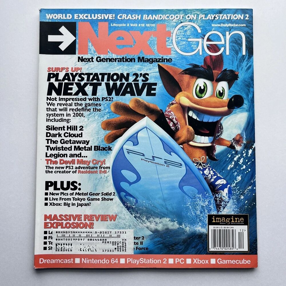 NextGen Magazine Vol 2 #12 December 2000 Crash Bandicoot